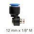 Swivel Elbow Pu 12mm X 1/8' M